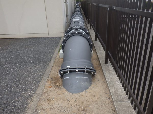 山の下排水区浸水対策圧送管布設工事 写真